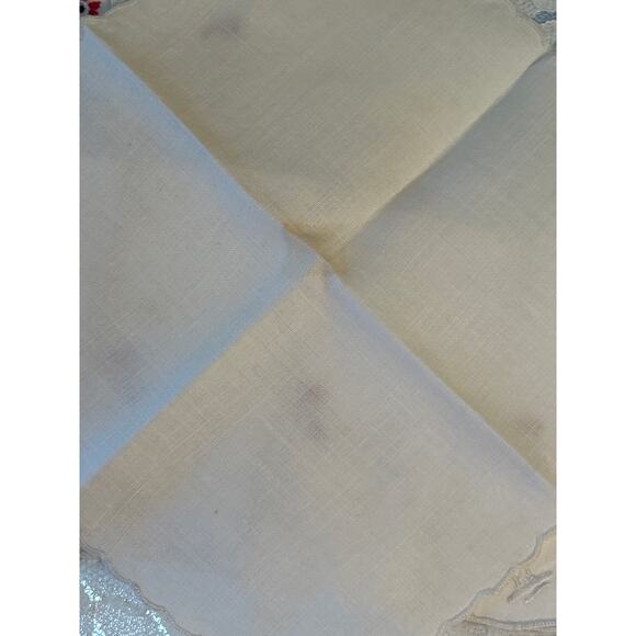 Vtg Rooster Embroidered Linen Cocktail Napkins 11 napkins 3 Coasters - Picture 7 of 8